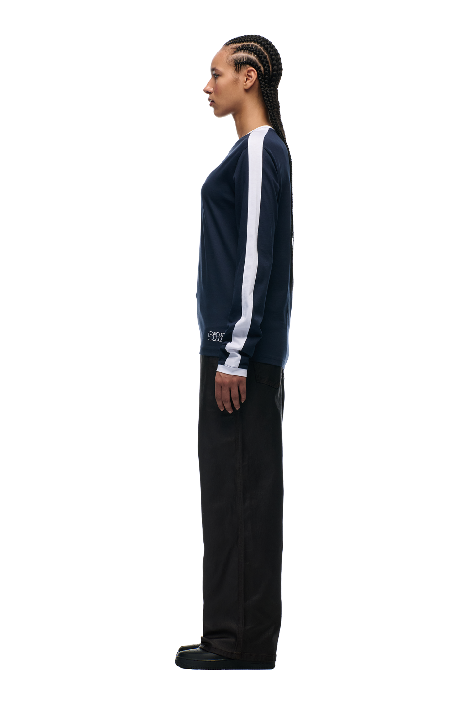 GRAFFITI RINGER LS MIDNIGHT BLUE