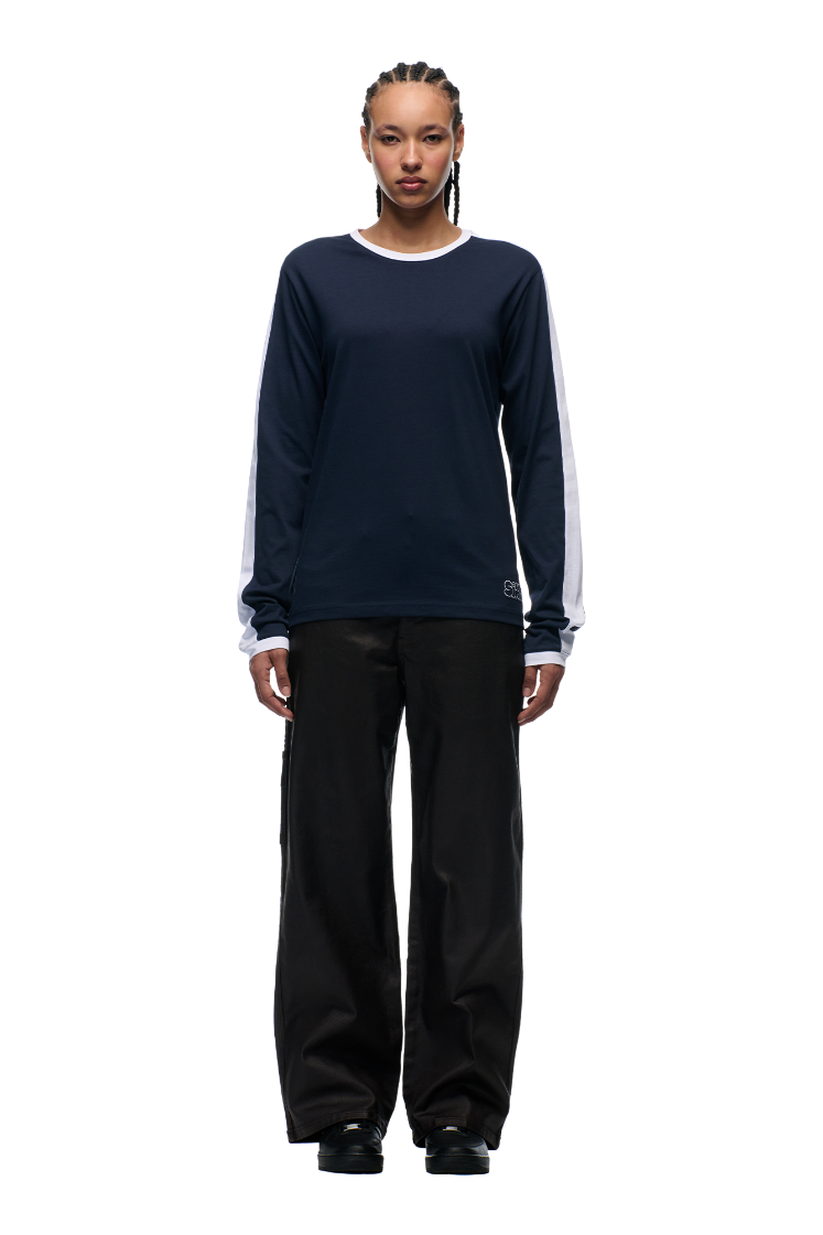 GRAFFITI RINGER LS MIDNIGHT BLUE
