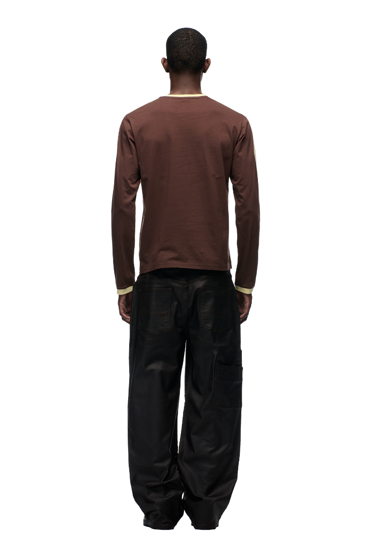GRAFFITI RINGER LS DARK HAZELNUT