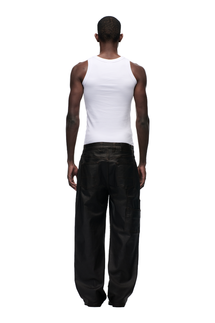 COATED CARPENTER DENIM HASH BROWNIE
