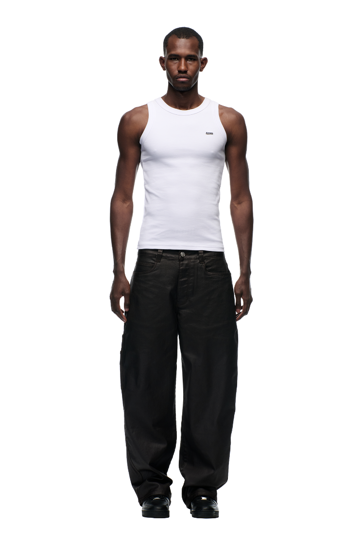 COATED CARPENTER DENIM HASH BROWNIE