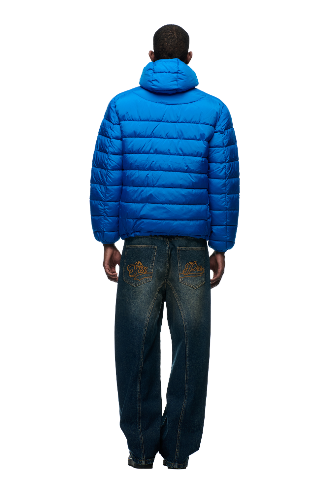 LIGHT WEIGHT PUFFER JACKET PRINCESS BLUE