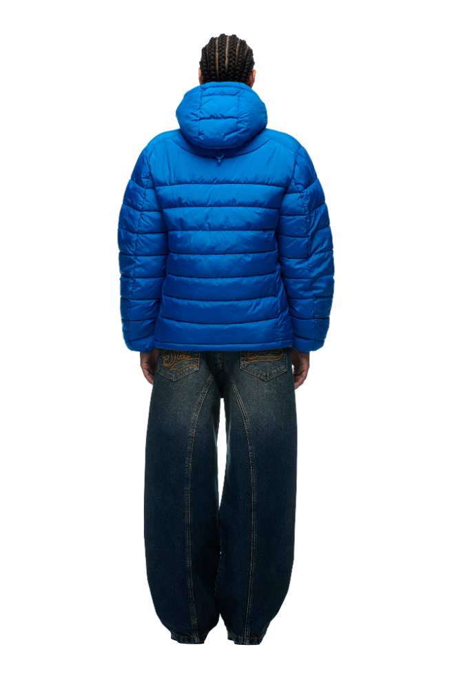 LIGHT WEIGHT PUFFER JACKET PRINCESS BLUE
