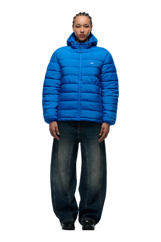 LIGHT WEIGHT PUFFER JACKET PRINCESS BLUE
