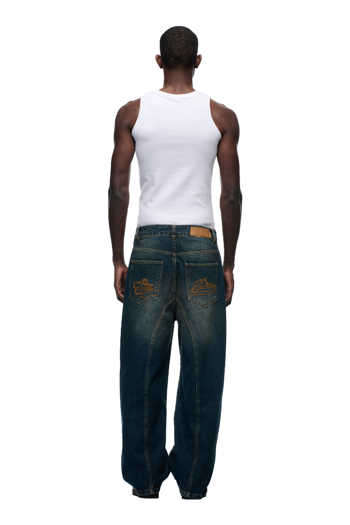 X-TRA WIDE DENIM DARK BLUE
