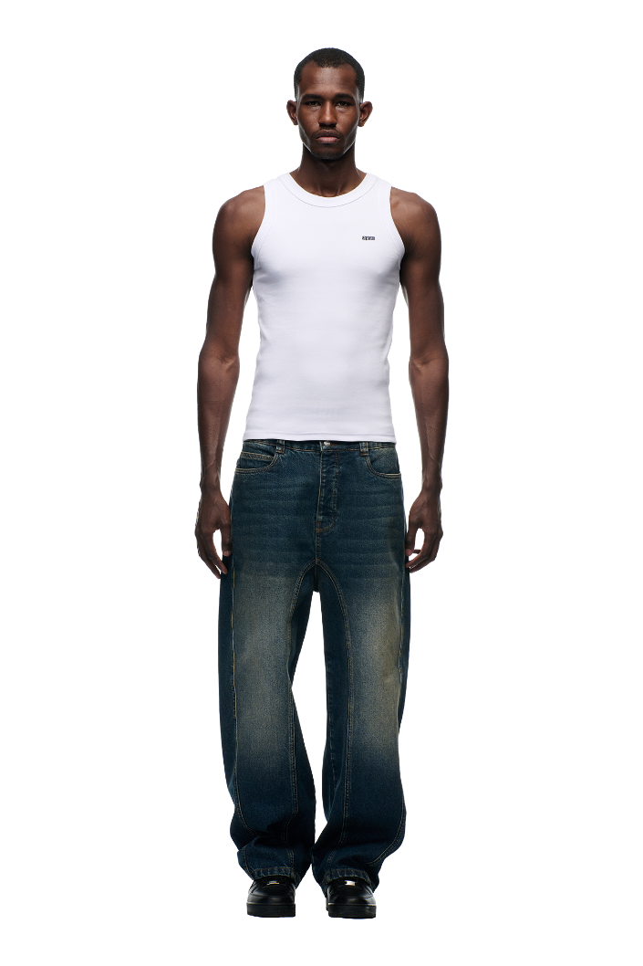 X-TRA WIDE DENIM DARK BLUE