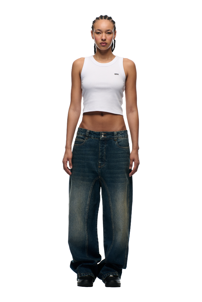 X-TRA WIDE DENIM DARK BLUE