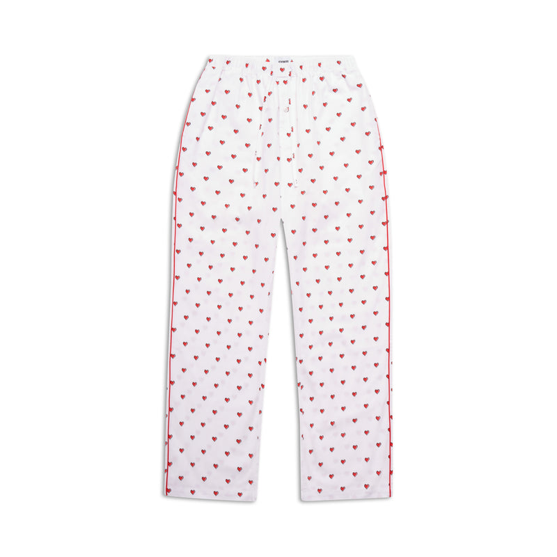 PYJAMA PANTS WITH PIXEL HEARTS