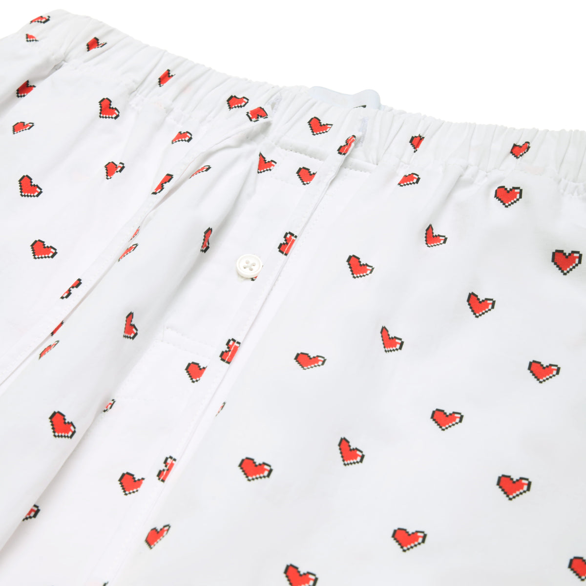 PYJAMA PANTS WITH PIXEL HEARTS