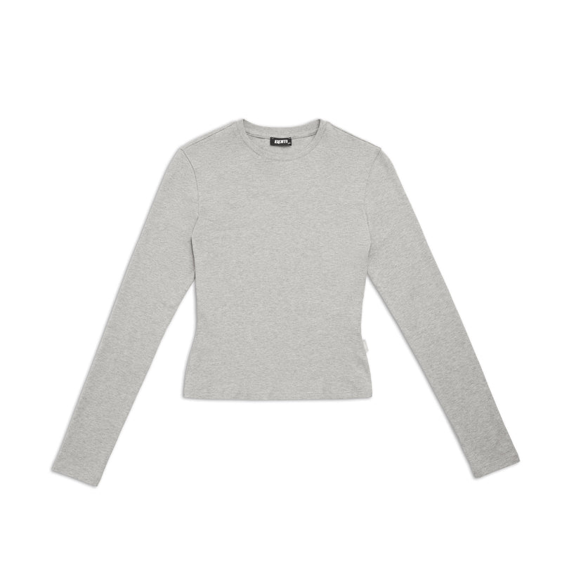 WMNS LONGSLEEVE GREY MELANGE