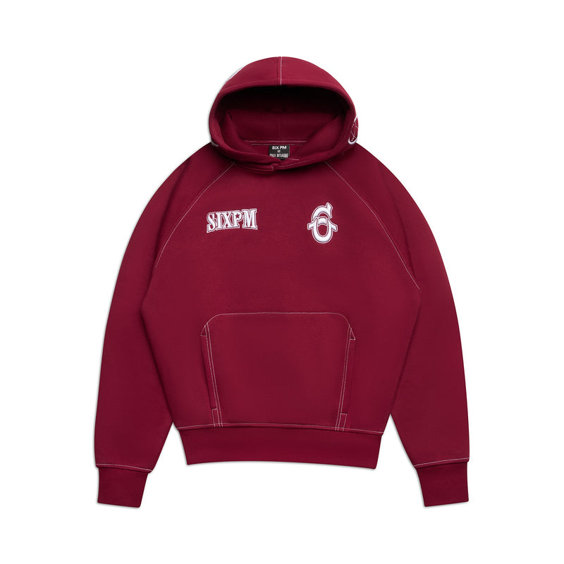 ICONS HOODIE BURNED RED