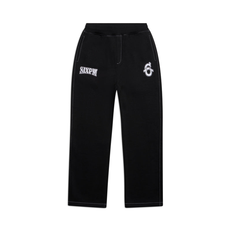 ICONS OPEN LEG JOGGER BLACK