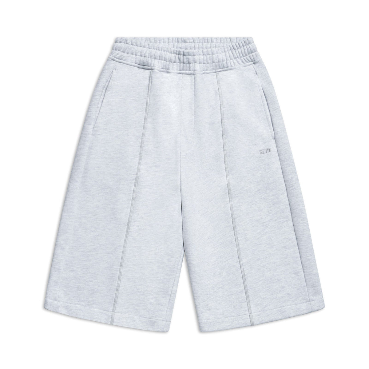 6PM+ LONG SHORTS LIGHT GREY MELANGE