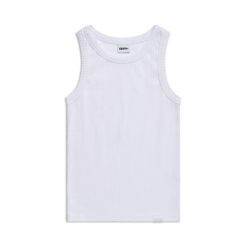 WIDE RIB TANKTOP WHITE