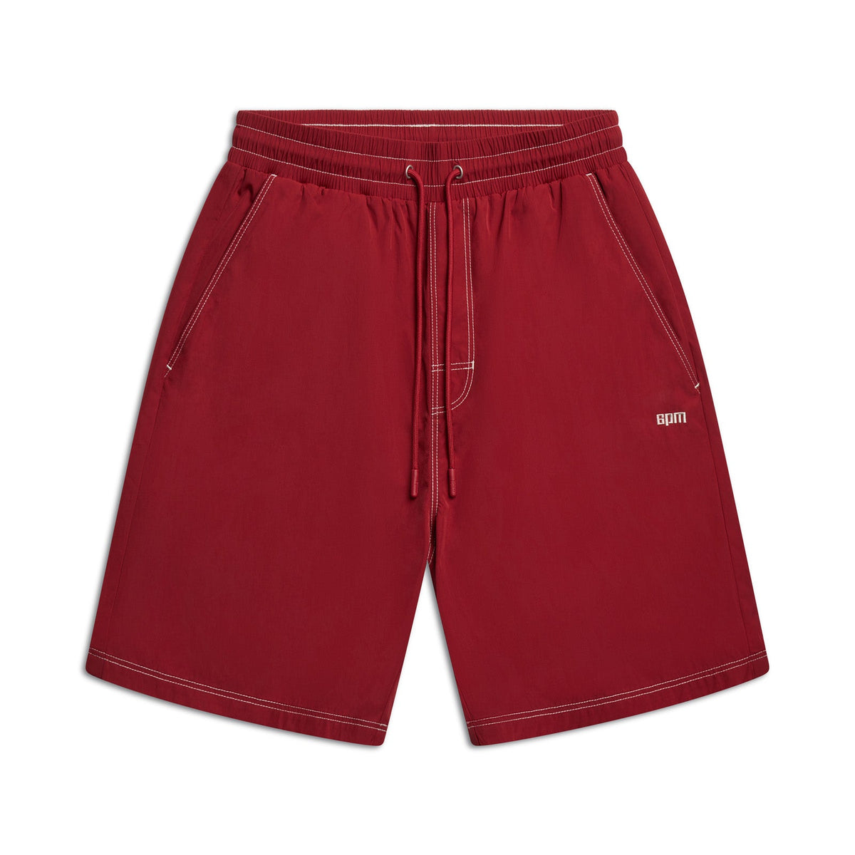 6PM+ SWIM SHORTS WINE RED