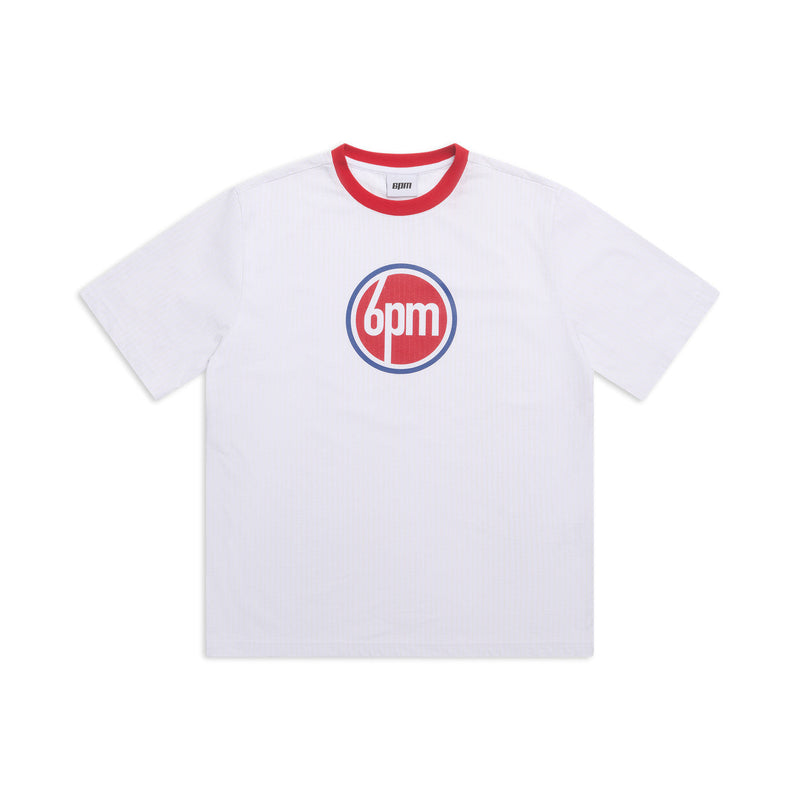 LUCKY LOGO TEE WHITE