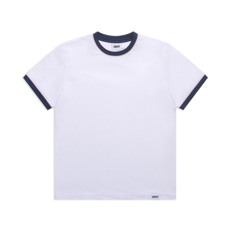 PIPING TEE WHITE