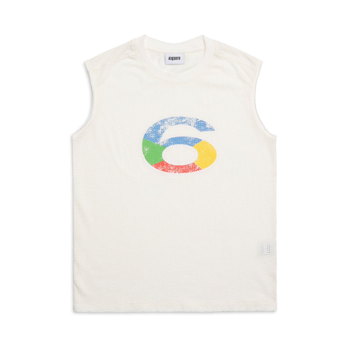 SNOOGLE MUSCLE TEE COCONUT WHITE