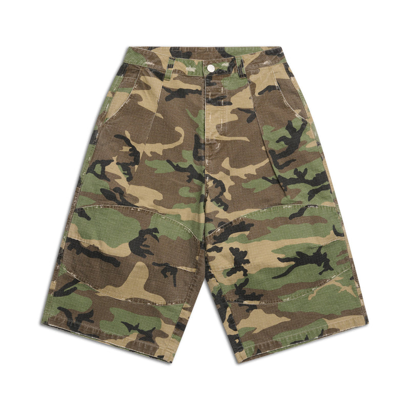 OVERSIZED CAMO WORK SHORTS