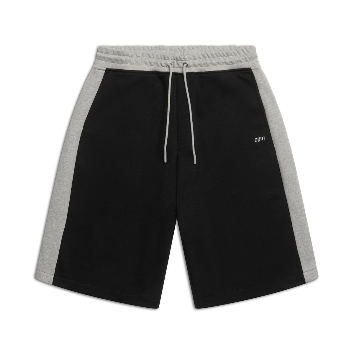 TWO TONE SWEAT SHORTS BLACK