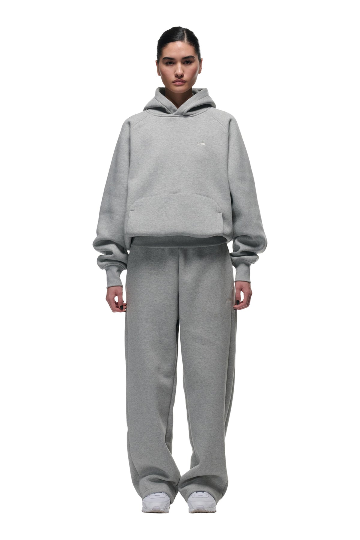 HOODIE GREY MELANGE