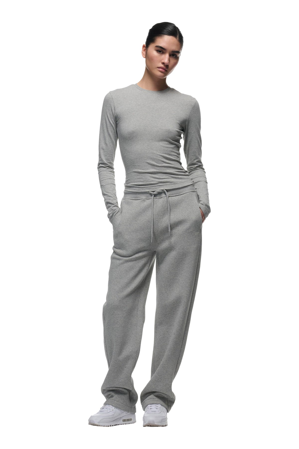 WMNS LONGSLEEVE GREY MELANGE