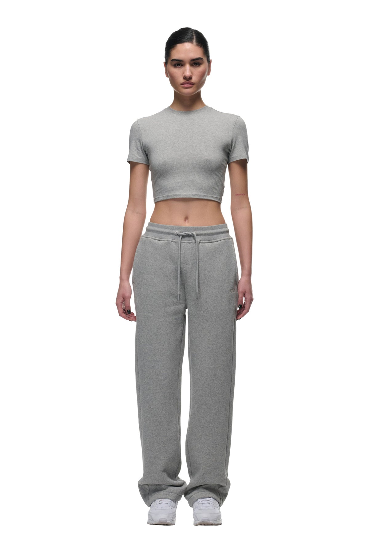 WMNS OPEN LEG GREY MELANGE