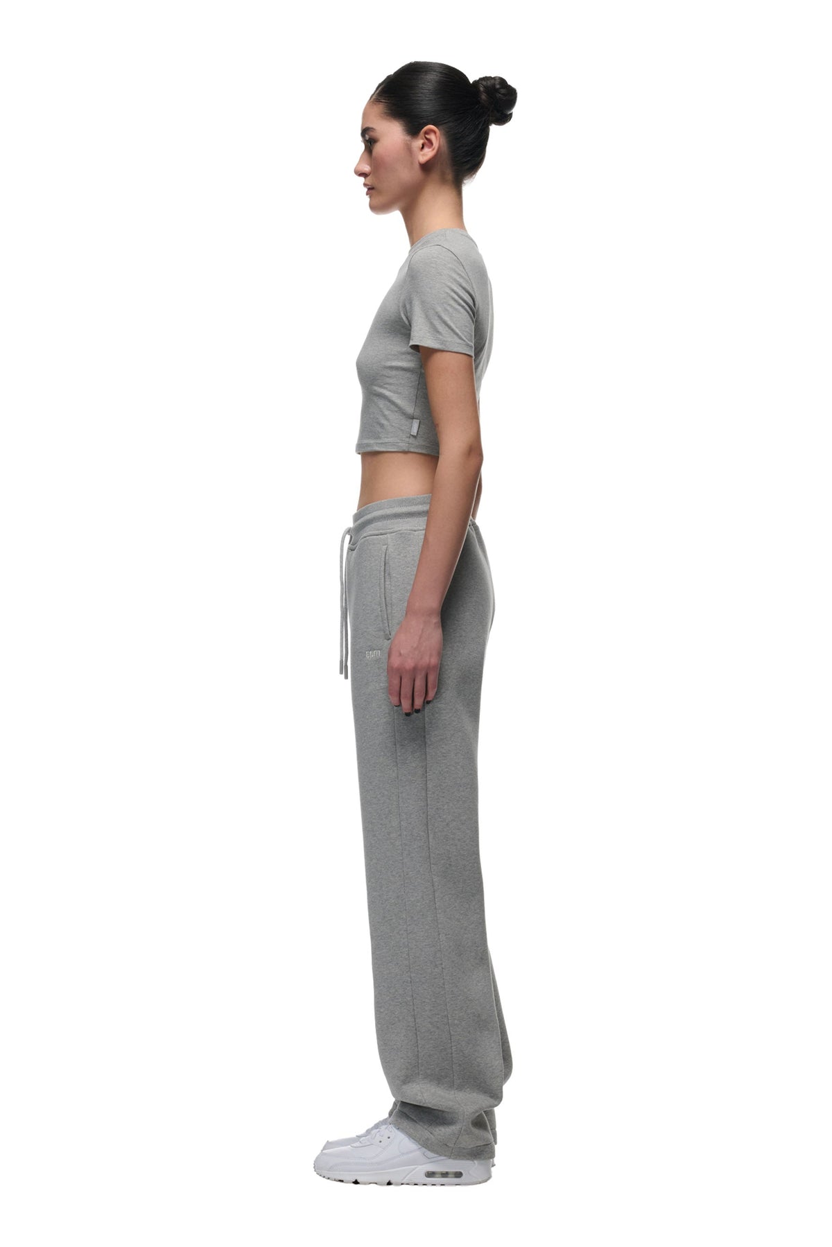 WMNS OPEN LEG GREY MELANGE