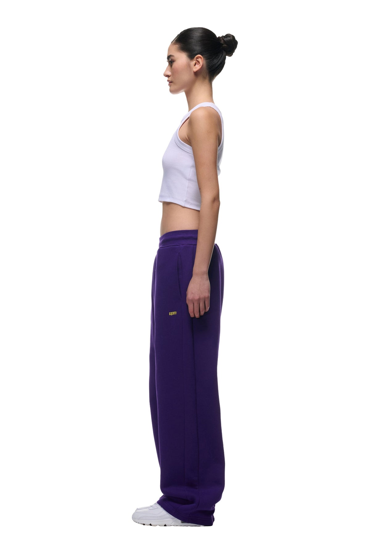 OPEN LEG JOGGER CYBER PURPLE