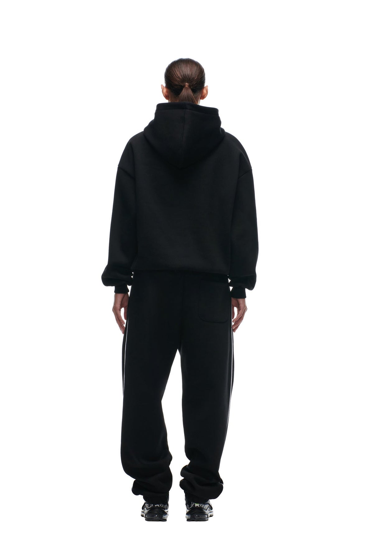 SHIELD LOGO HOODIE BLACK