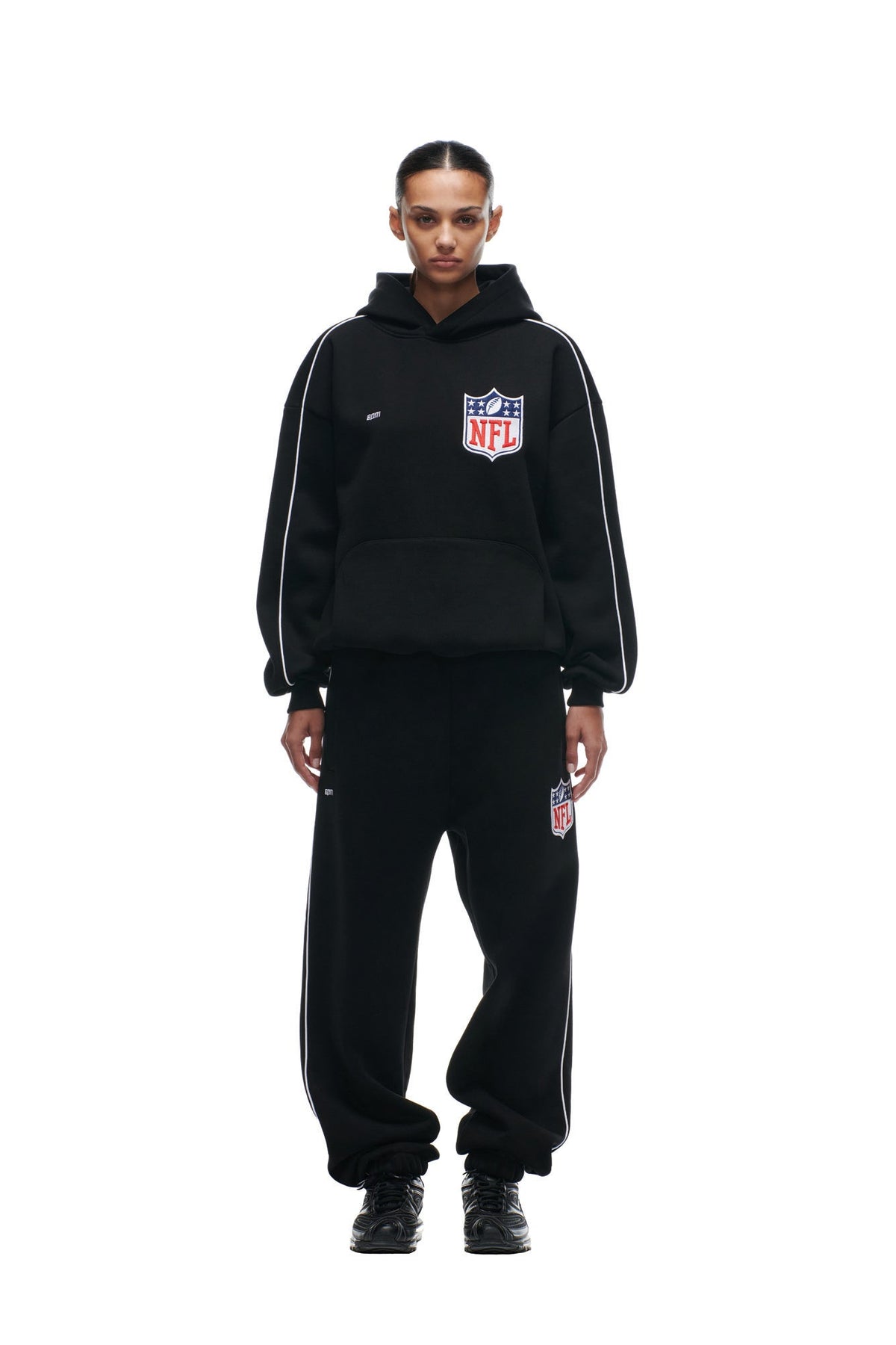 SHIELD LOGO HOODIE BLACK