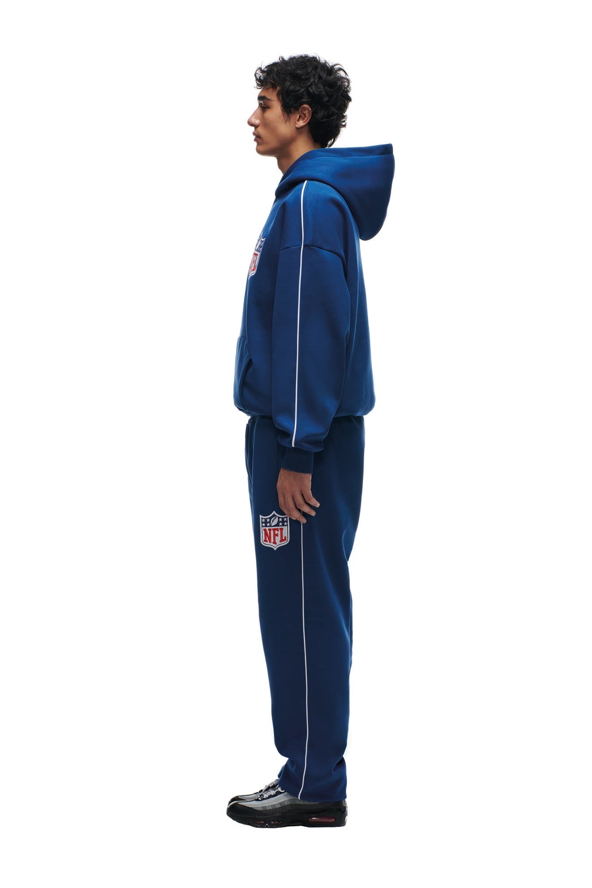 SHIELD LOGO HOODIE BLUE