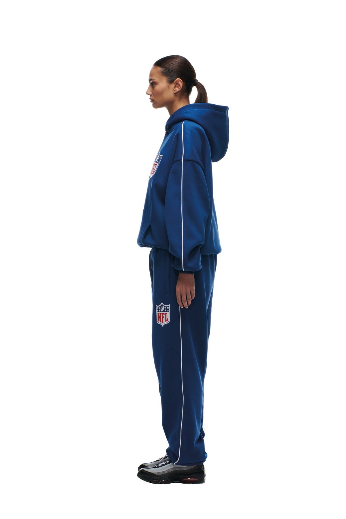 SHIELD LOGO HOODIE BLUE