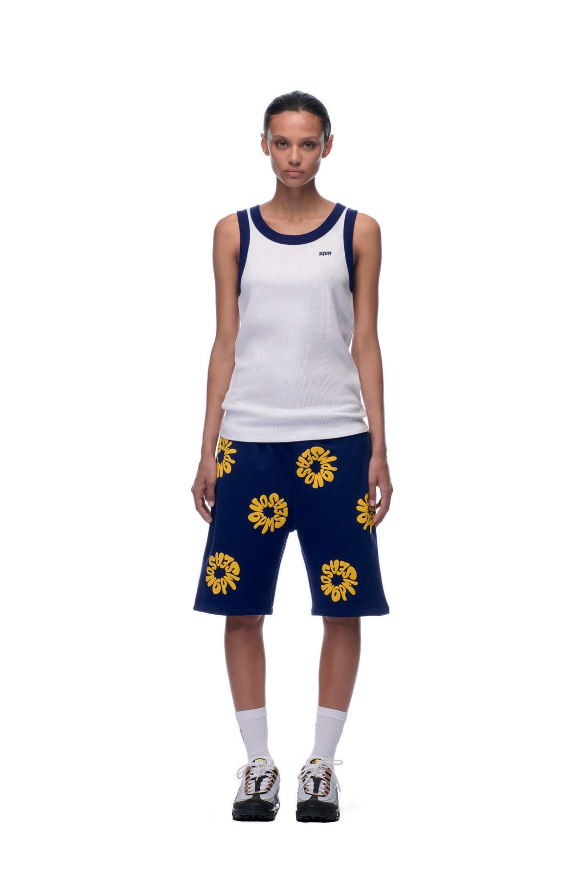 NH TANKTOP WHITE/NAVY