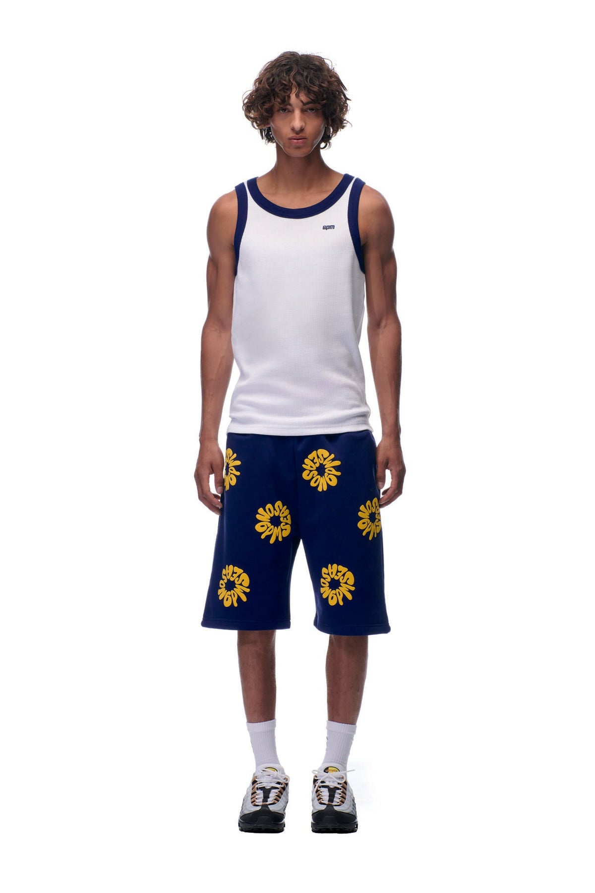 NH TANKTOP WHITE/NAVY
