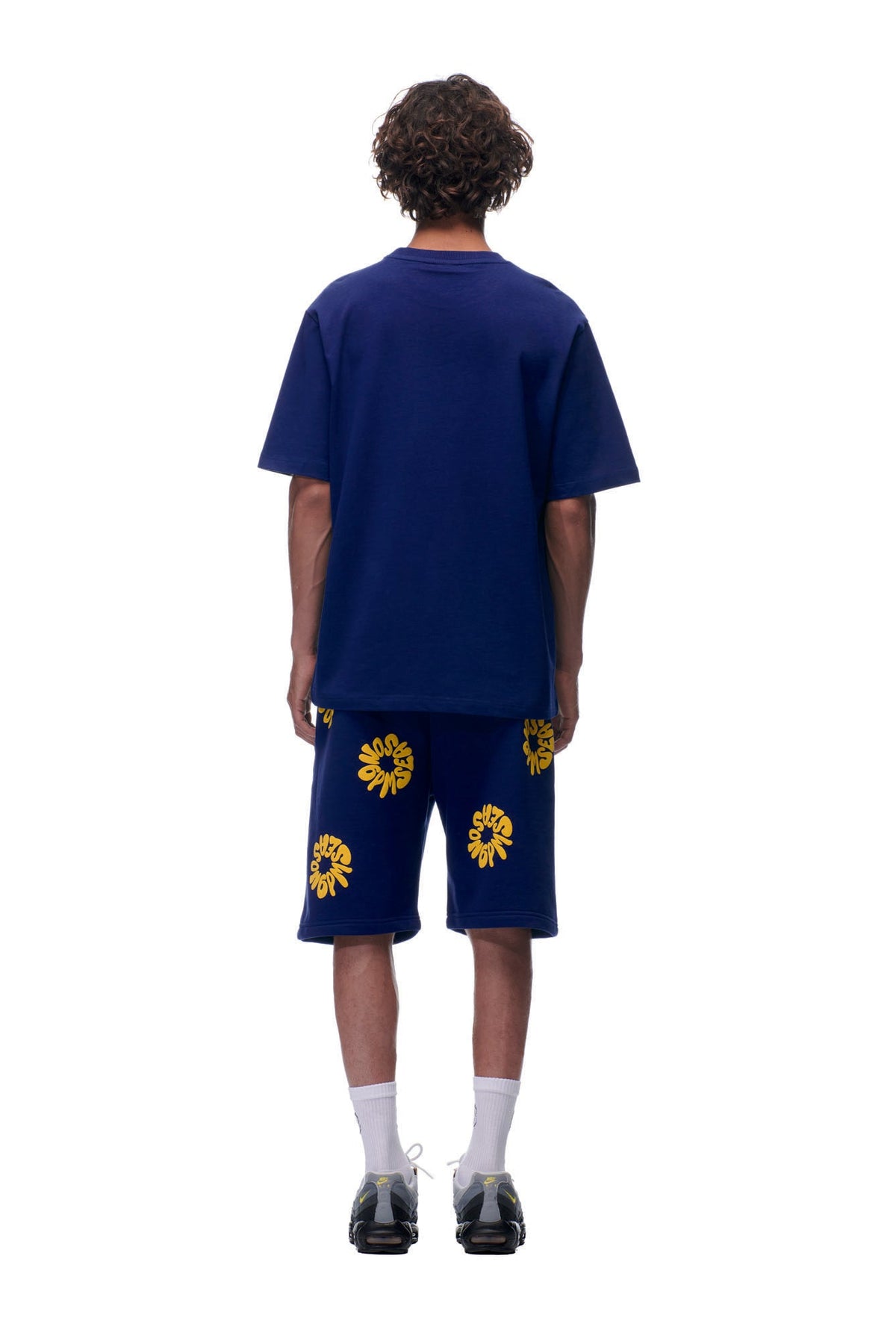 T-SHIRT FLOWER NAVY