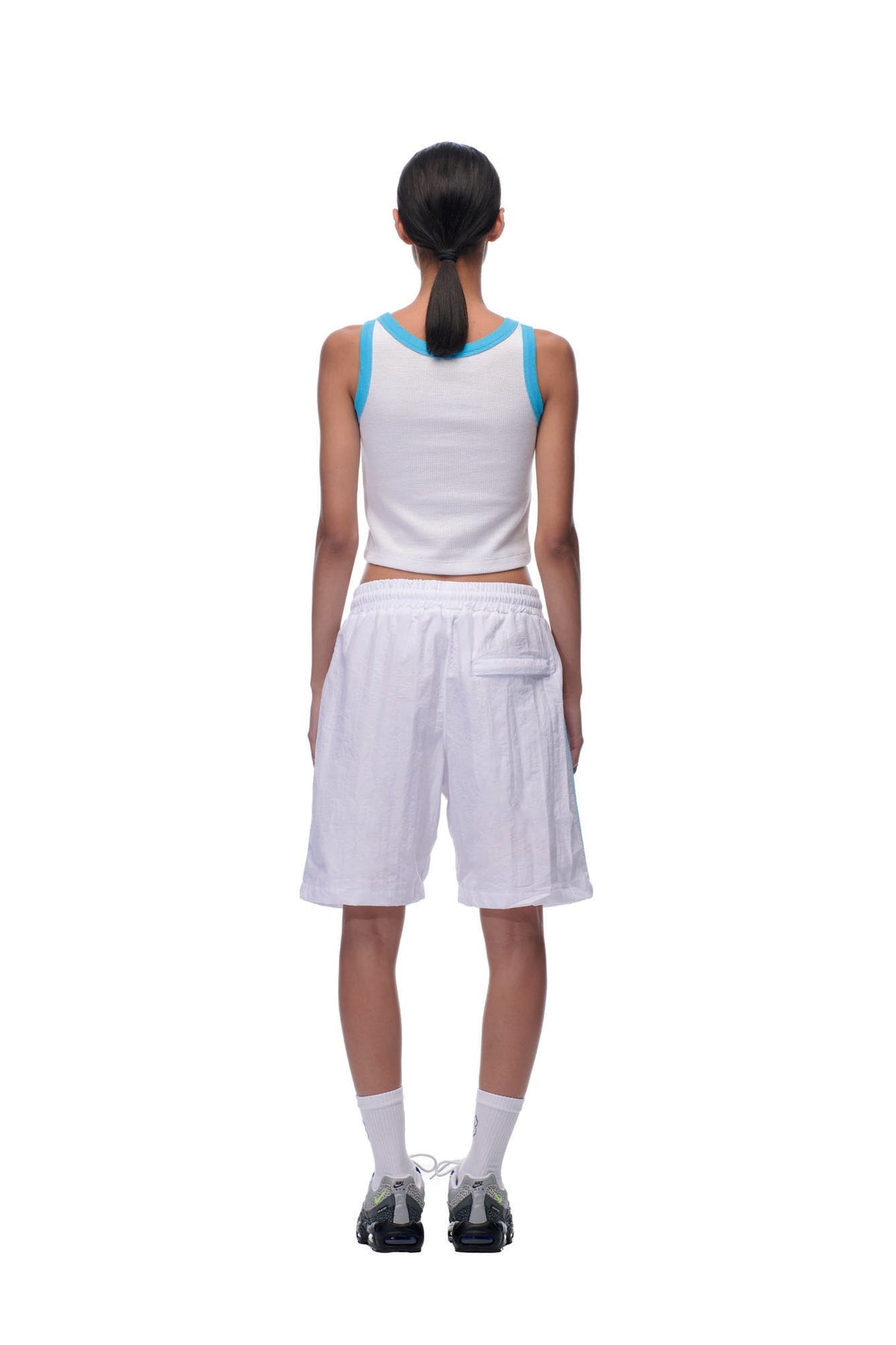 NH NYLON SHORTS WHITE