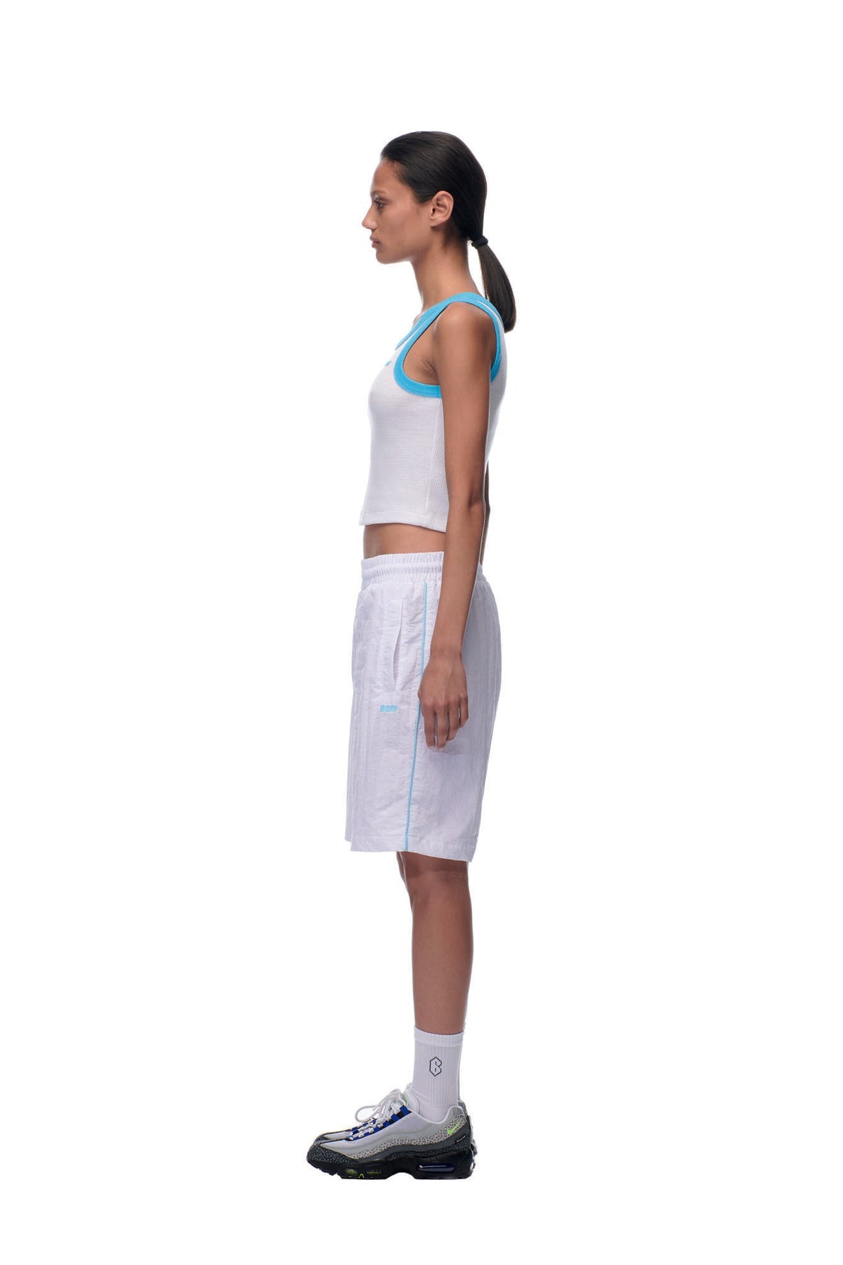 NH NYLON SHORTS WHITE