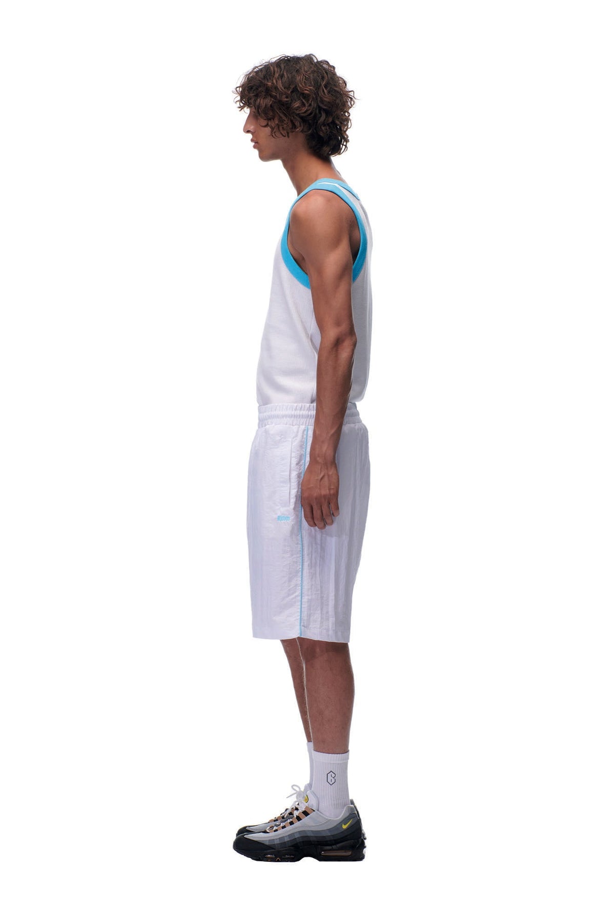 NH NYLON SHORTS WHITE