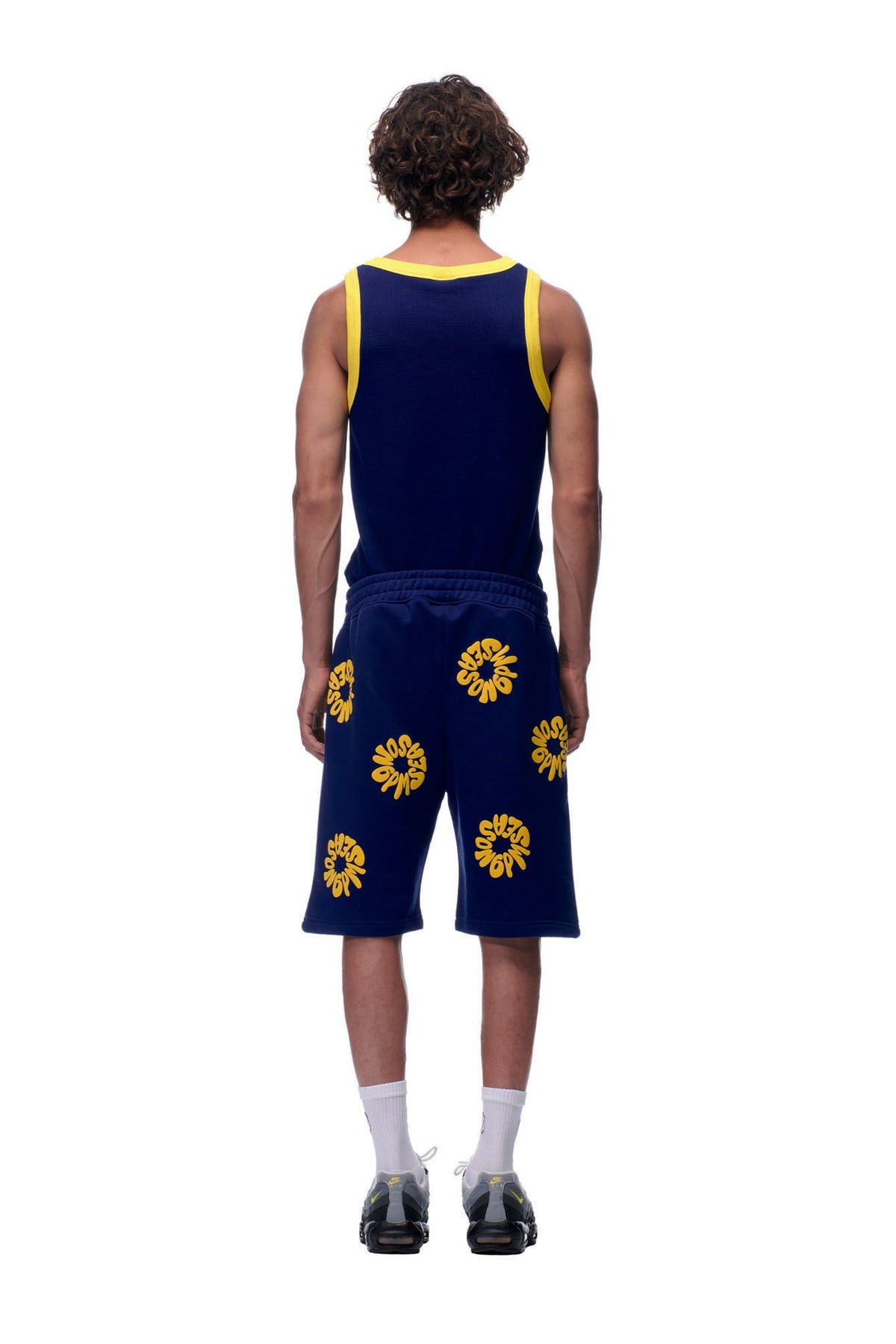 FLOWER SHORTS NAVY