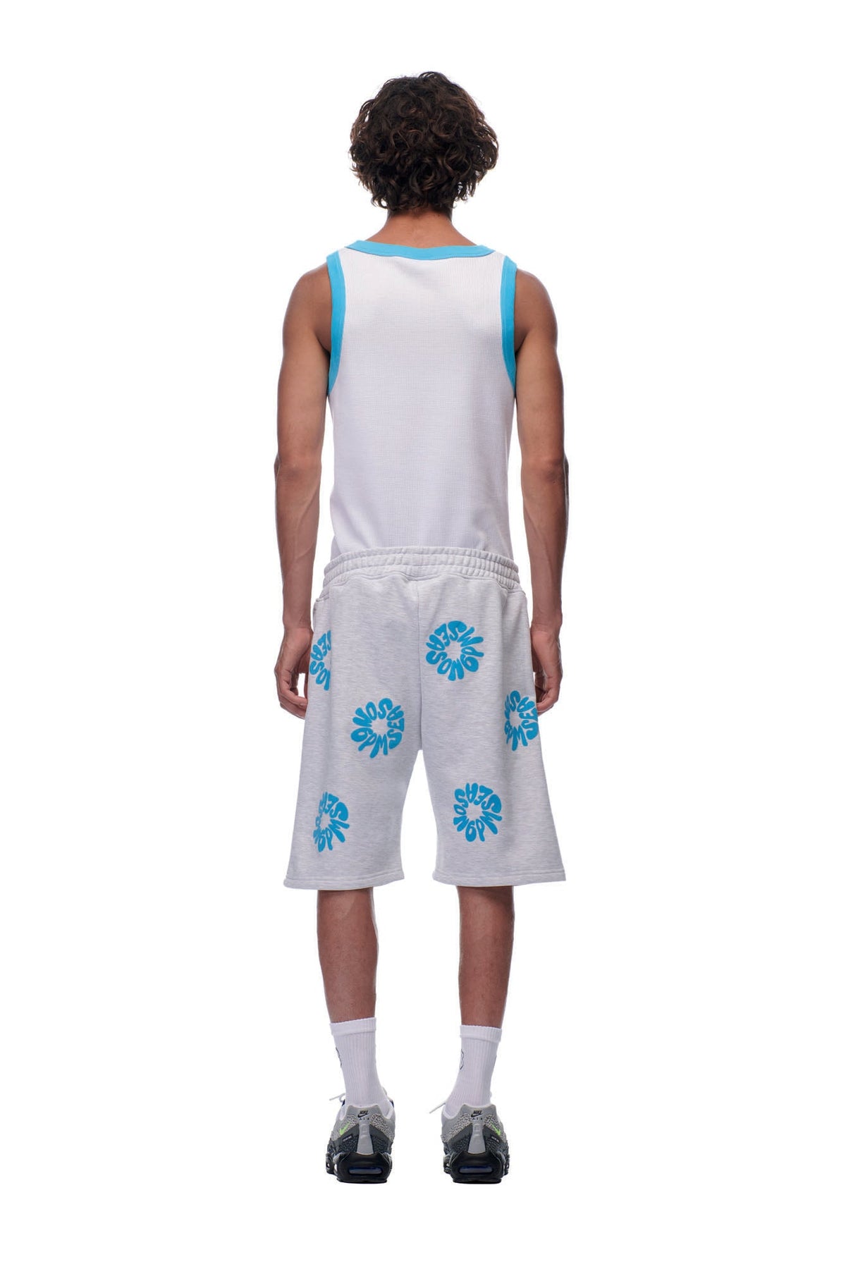 FLOWER SHORTS GREY