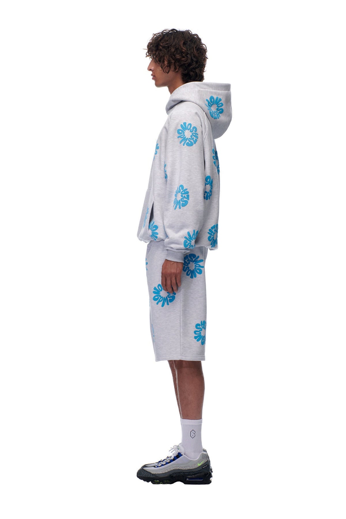 FLOWER HOODIE GREY