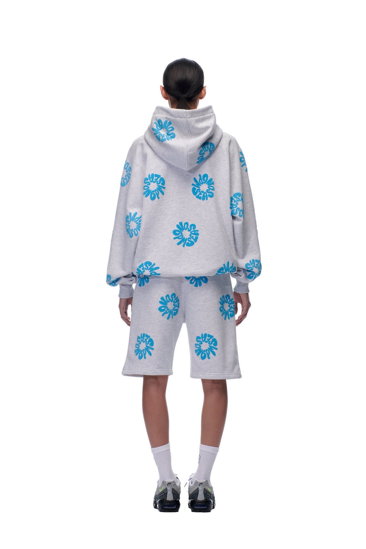 FLOWER HOODIE GREY