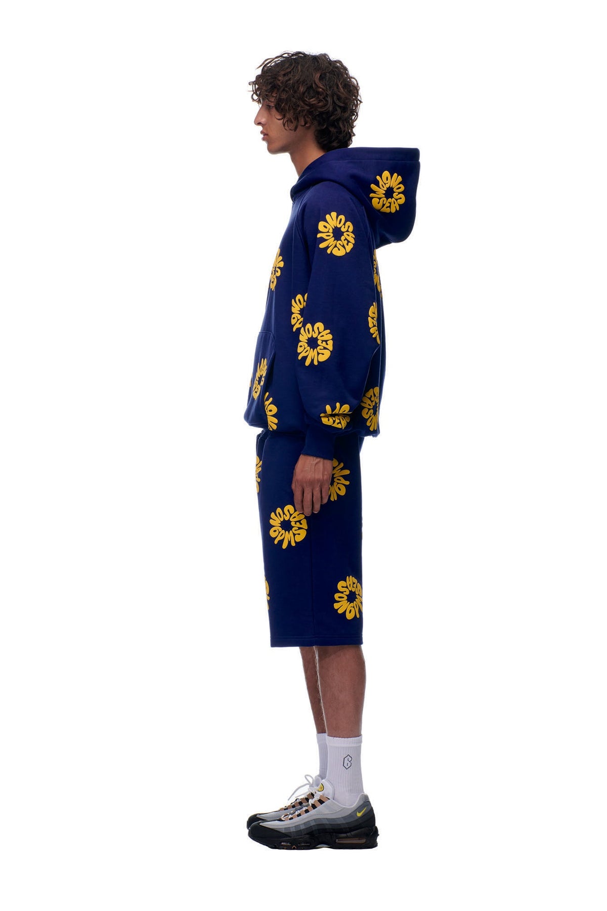 FLOWER HOODIE NAVY