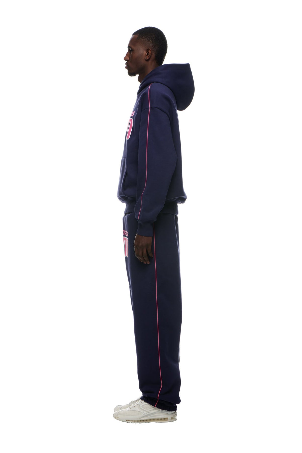 RECORDS HOODIE DEEP BLUE