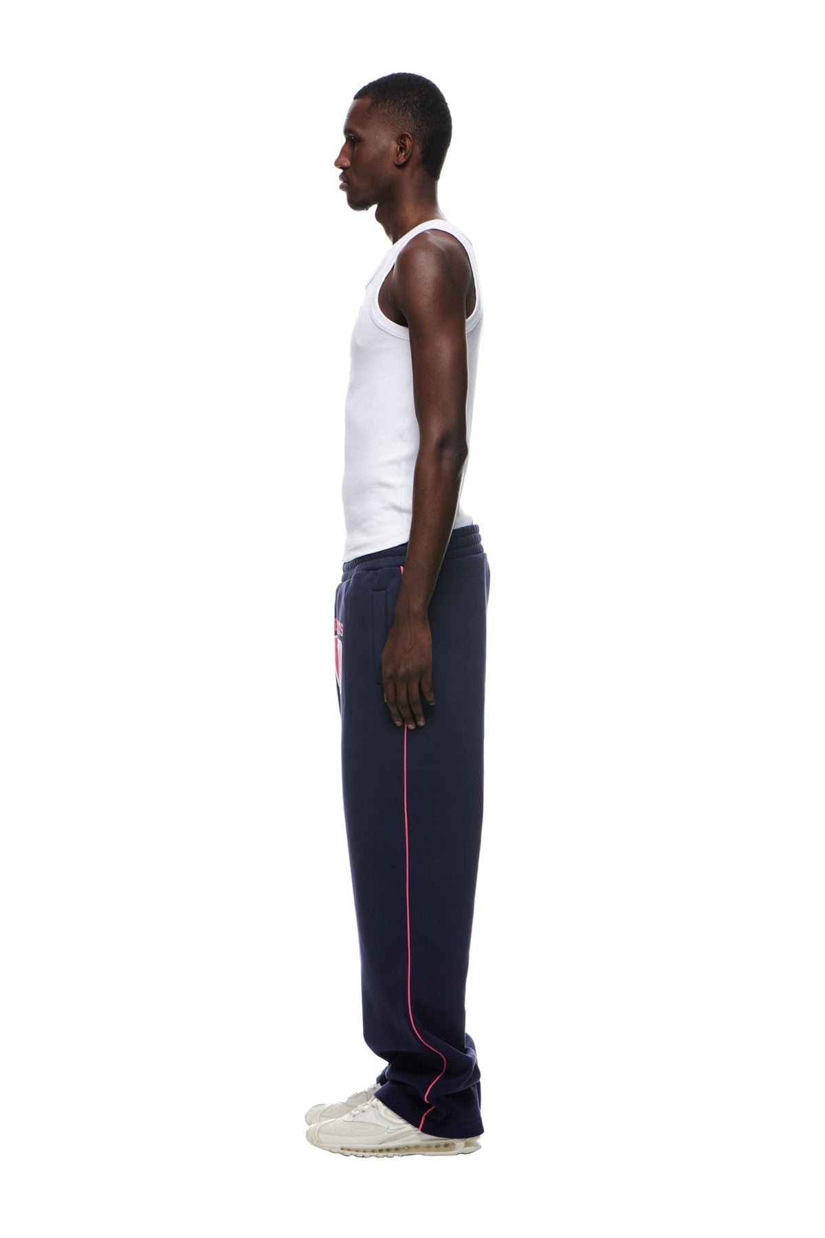 RECORDS OPEN LEG JOGGER DEEP BLUE