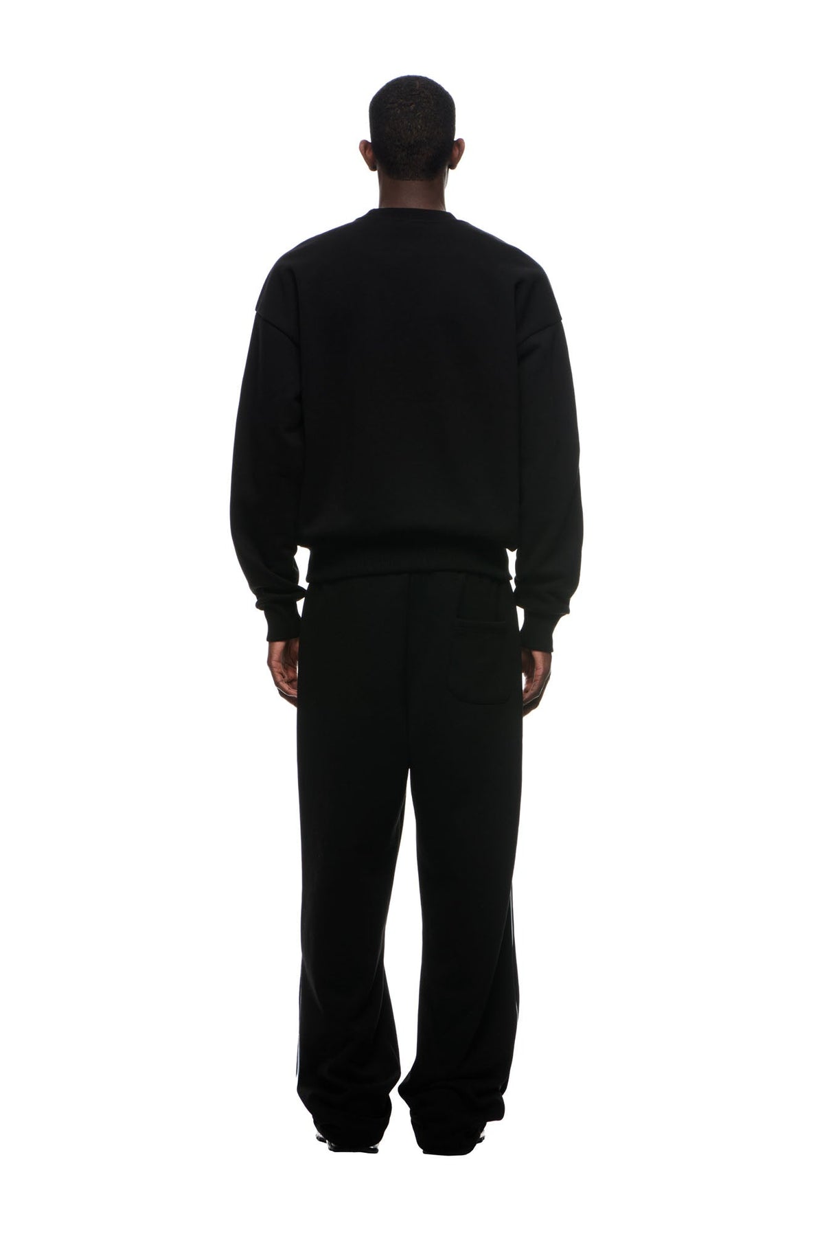 RECORDS CREWNECK BLACK