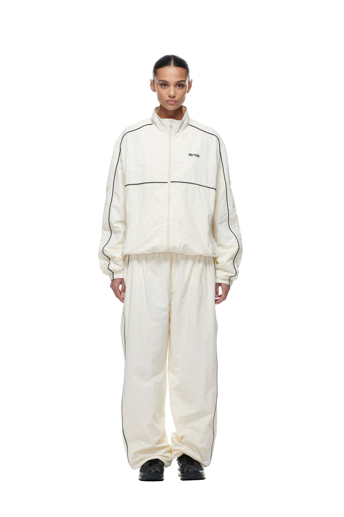 BF NYLON TRACKJACKET CREAM