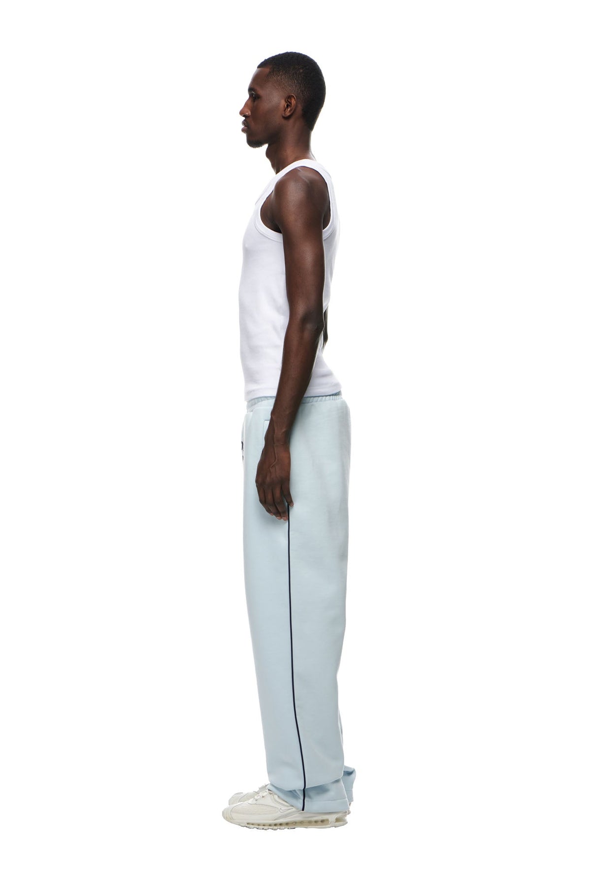 RECORDS OPEN LEG JOGGER ICE BLUE