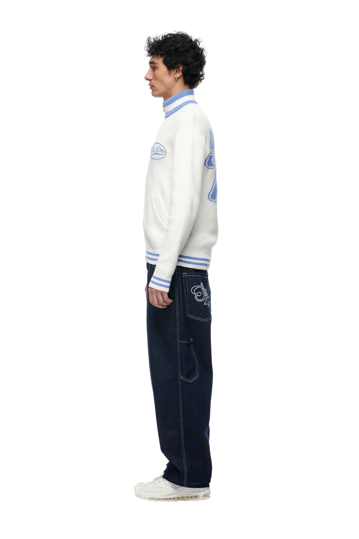 KNIT ZIP CARDIGAN